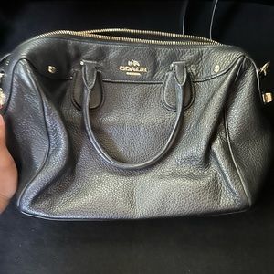 Black coach purse